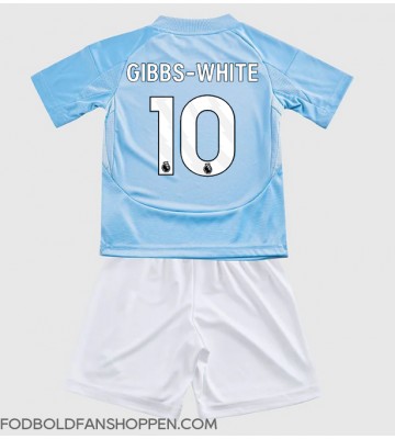 Nottingham Forest Morgan Gibbs-White #10 Tredjetrøje Børn 2024-25 Kortærmet (+ Korte bukser)